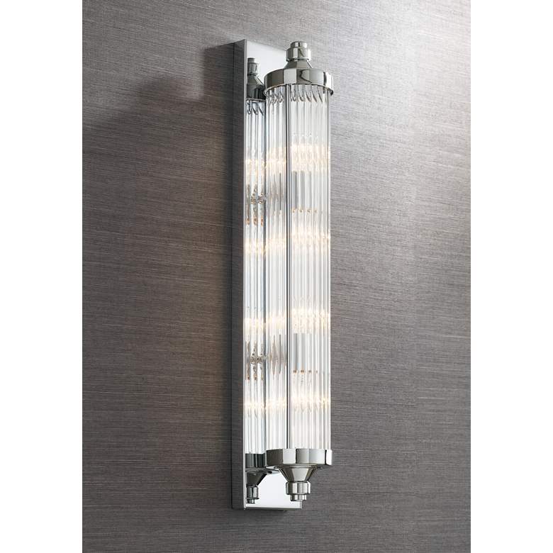 Image 1 Generation Lighting Paulson 29 inchH Chrome 4-Light Wall Sconce