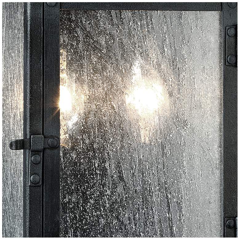 Image 3 Generation Lighting Pediment 12 1/2" Zinc 2-Light Outdoor Wall Light more views
