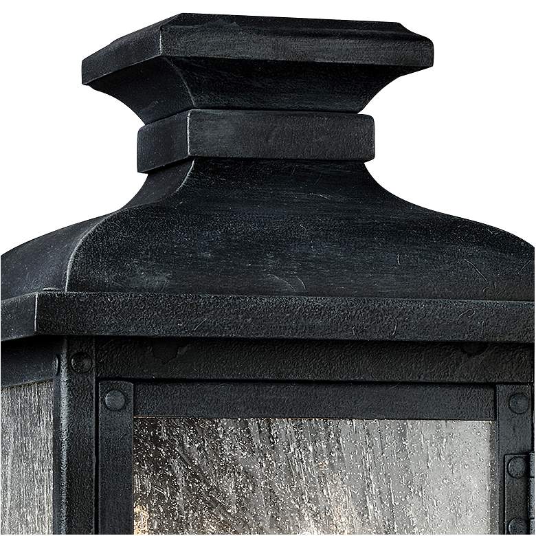 Image 4 Generation Lighting Pediment 12 1/2" Zinc 2-Light Outdoor Wall Light more views