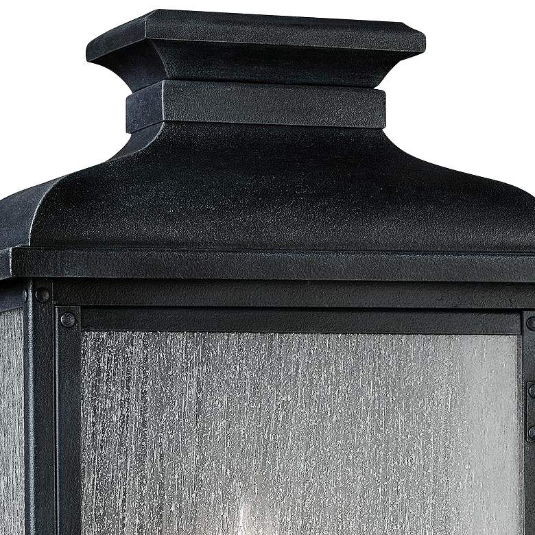 Image 4 Generation Lighting Pediment 18 1/4" Zinc 3-Light Outdoor Wall Light more views