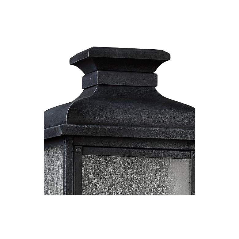 Image 4 Generation Lighting Pediment 24" High Zinc 3-Light Outdoor Wall Light more views