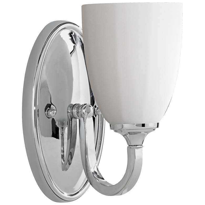 Image 1 Generation Lighting Perry 8 3/4 inch High Chrome Wall Sconce