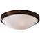 Generation Lighting Perry Bronze 15" Round Ceiling Light