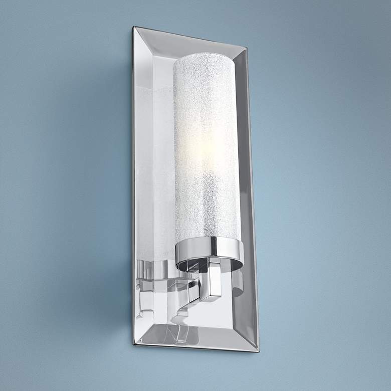 Image 1 Generation Lighting Pippin 12 1/2 inch High Chrome Wall Sconce