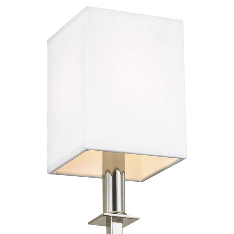 Image 2 Generation Lighting Quinn 15" Polished Nickel Modern Wall Sconce more views