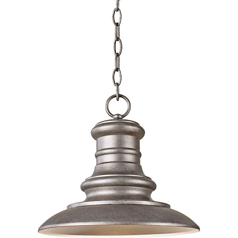 Image 1 Generation Lighting Redding Station 10 3/4" Tarnished Hanging Light