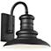 Generation Lighting Redding Station 12 1/2" Black Outdoor Wall Light