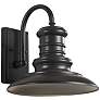 2_Generation Lighting Redding Station 12 1/2" Bronze LED Barn Light