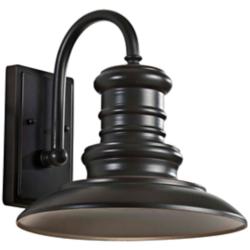 Generation Lighting Redding Station 12" Bronze Outdoor Barn Light