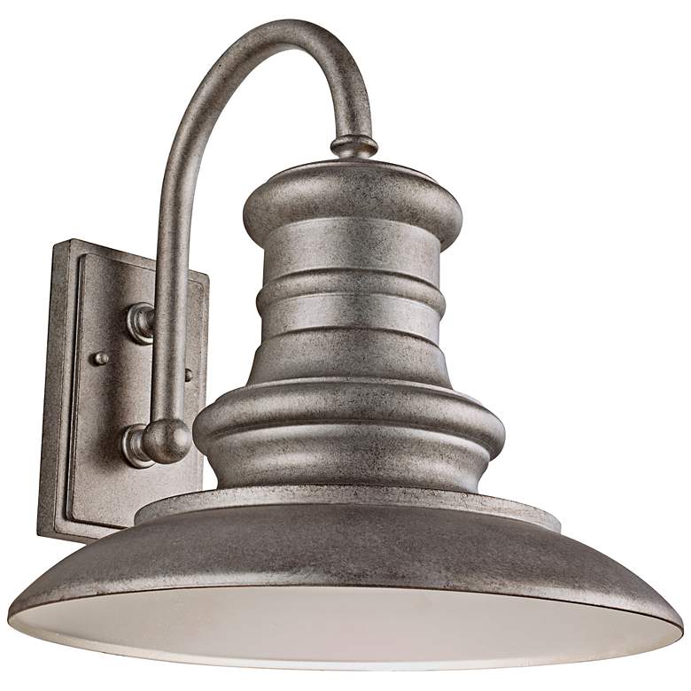 Image 1 Generation Lighting Redding Station 15" Tarnished Outdoor Barn Light