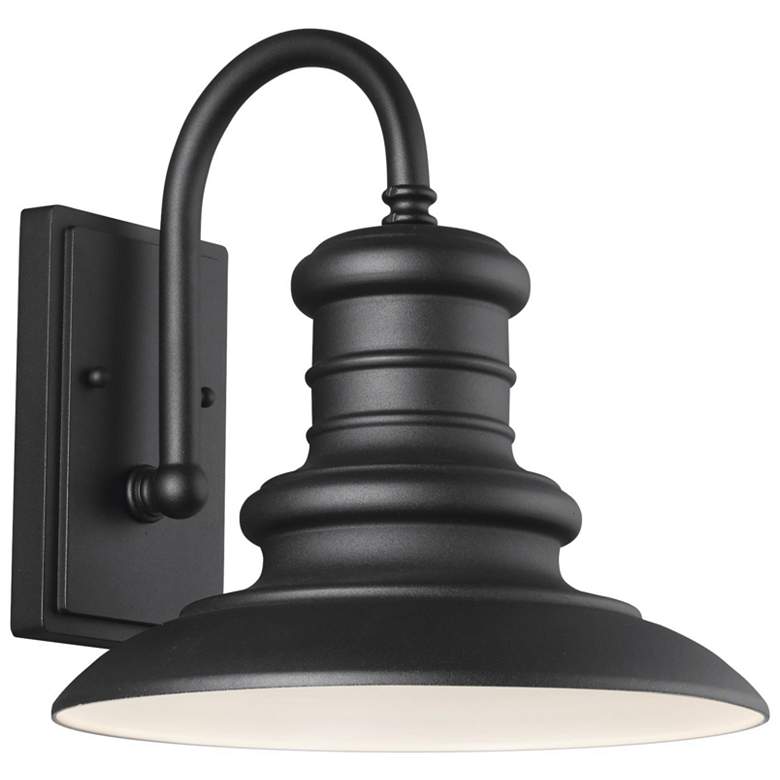 Image 1 Generation Lighting Redding Station PAR20 12" Black Outdoor Wall