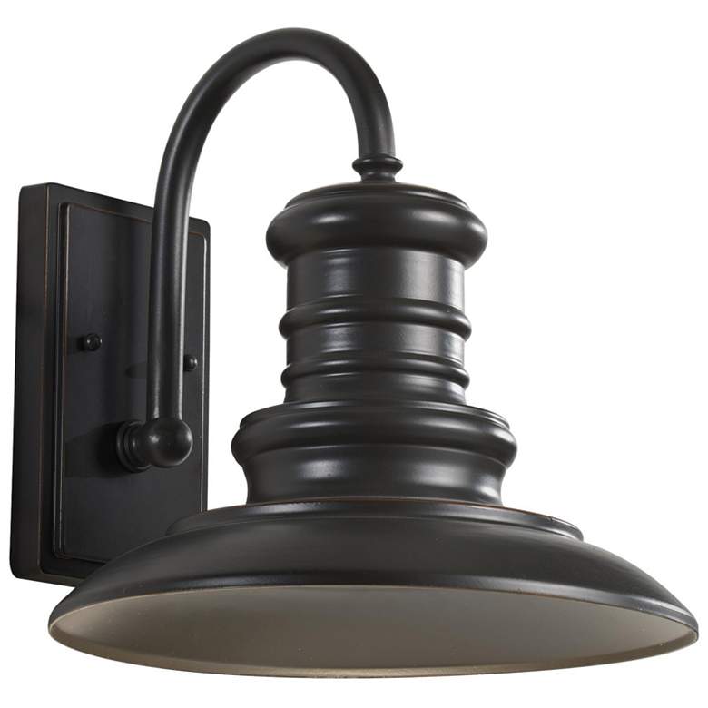 Image 1 Generation Lighting Redding Station PAR20 12" Bronze Outdoor Wall
