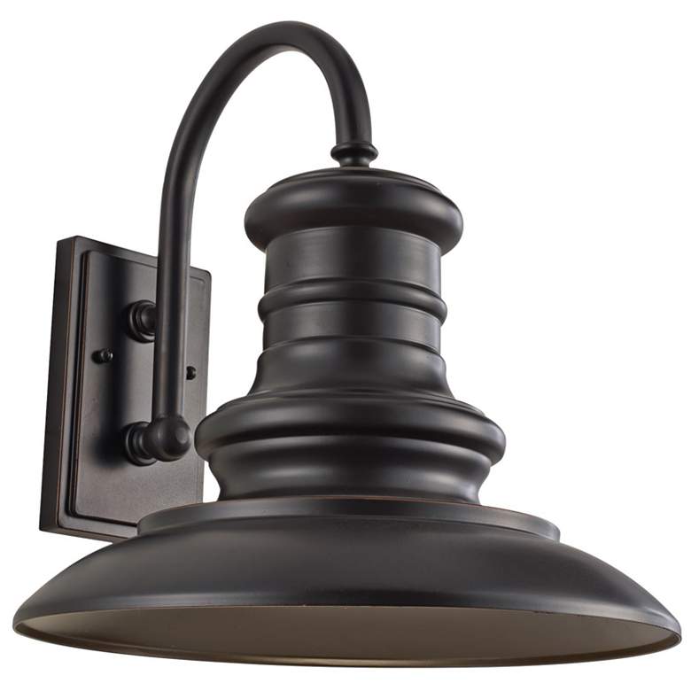 Image 1 Generation Lighting Redding Station PAR20 15" Bronze Outdoor Wall