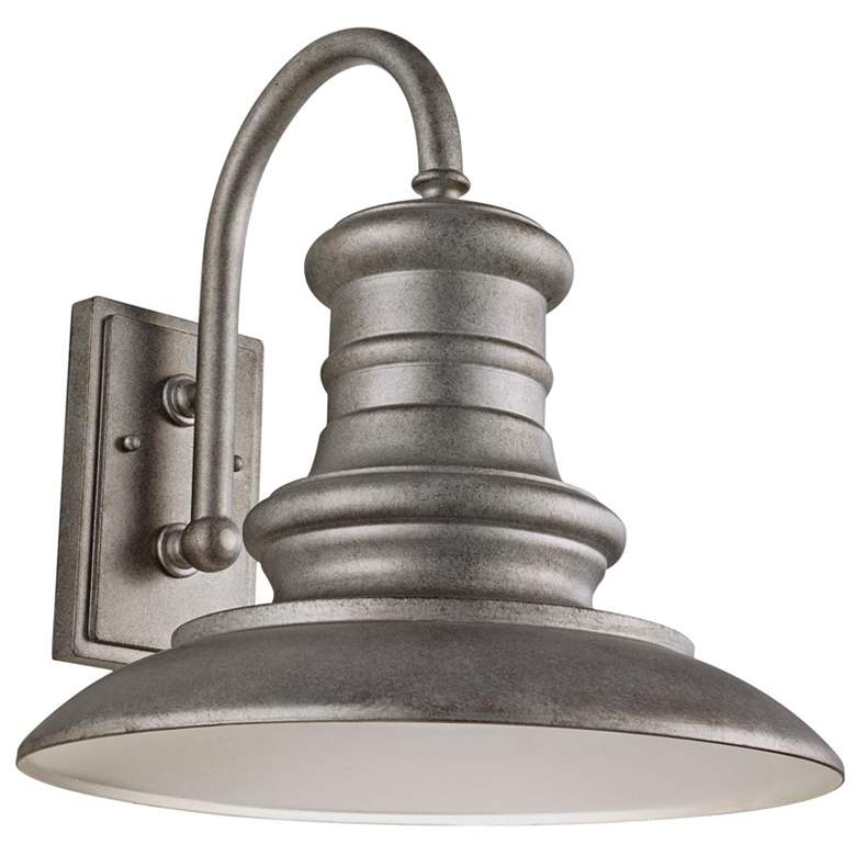 Image 1 Generation Lighting Redding Station PAR20 15" Silver Outdoor Wall