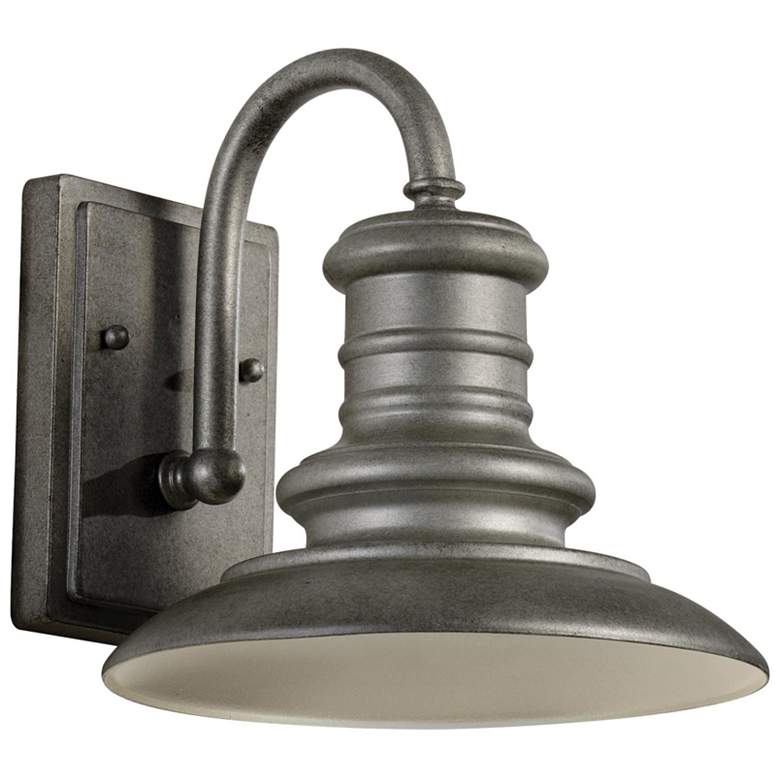 Image 1 Generation Lighting Redding Station PAR20 9" Silver Outdoor Wall