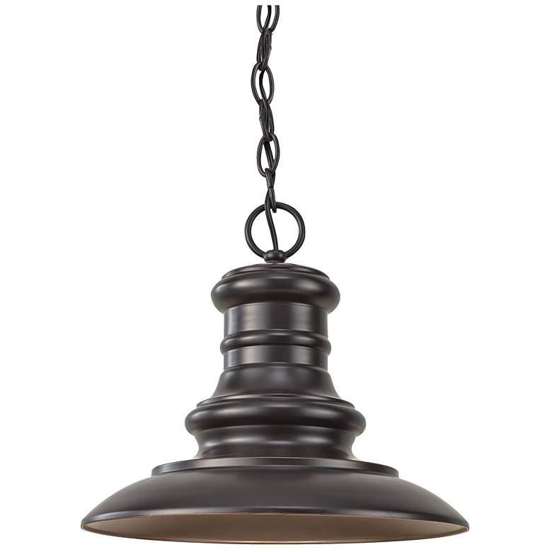 Image 2 Generation Lighting Redding Station PCB 12" Bronze Outdoor Hanging
