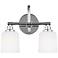 Generation Lighting Reiser 12" High 2-Light Chrome Wall Sconce