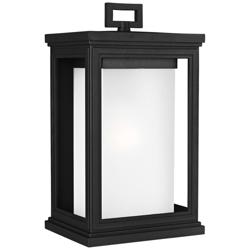 Generation Lighting Roscoe 13 1/2" High Black Outdoor Wall Light