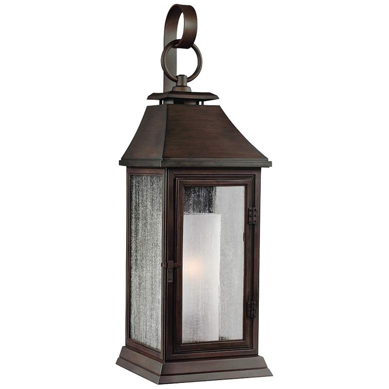 Image 1 Generation Lighting Shepherd 16 1/2" High Copper Outdoor Wall Light