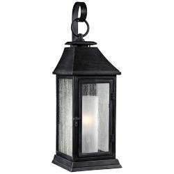 Generation Lighting Shepherd 16 1/2" Weathered Zinc Outdoor Wall Light