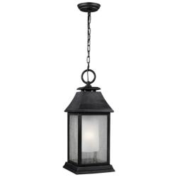 Generation Lighting Shepherd 21" High Dark Zinc Outdoor Hanging Light