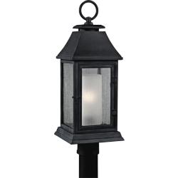 Generation Lighting Shepherd 23 1/2" Weathered Zinc Outdoor Post Light