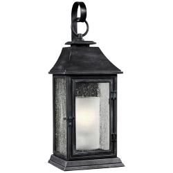 Generation Lighting Shepherd 25 1/2" Weathered Zinc Outdoor Wall Light