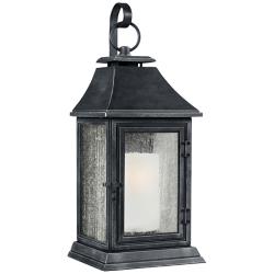 Generation Lighting Shepherd 35" Weathered Zinc Outdoor Wall Light