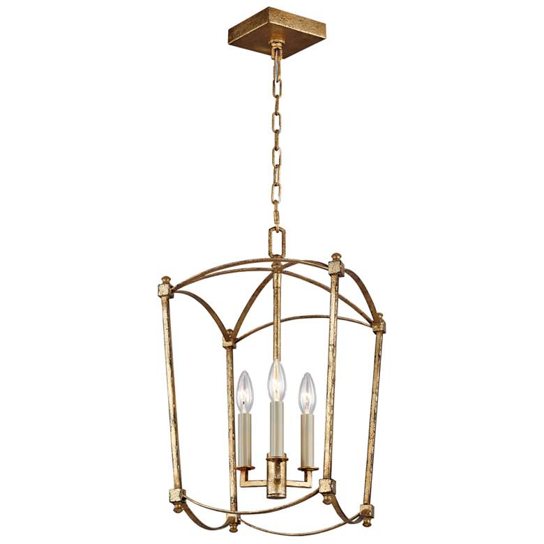 Image 2 Generation Lighting Thayer 12 inch Wide Gold Mini Chandelier