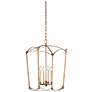 3_Generation Lighting Thayer 16" 4-Light Gild Gold Lantern Chandelier