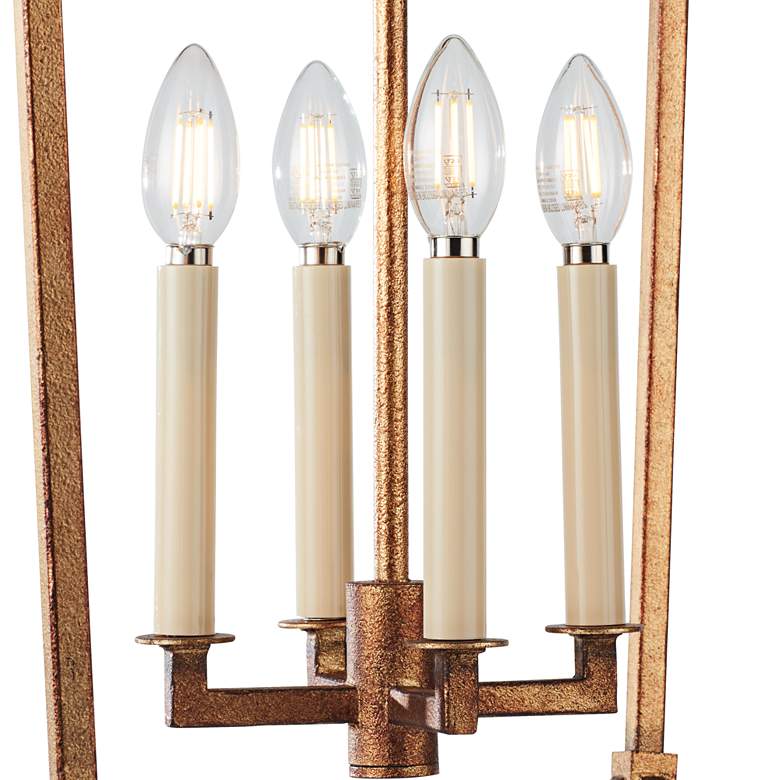 Image 4 Generation Lighting Thayer 16" 4-Light Gild Gold Lantern Chandelier more views