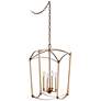 Generation Lighting Thayer 16" 4-Light Gild Gold Lantern Chandelier in scene