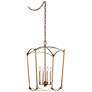 Generation Lighting Thayer 16" 4-Light Gild Gold Lantern Chandelier in scene