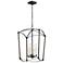 Generation Lighting Thayer 16" 4-Light Smith Steel Lantern Chandelier