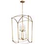 2_Generation Lighting Thayer 24" 8-Light Gild Gold Lantern Chandelier