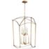 Generation Lighting Thayer 24" 8-Light Gild Gold Lantern Chandelier