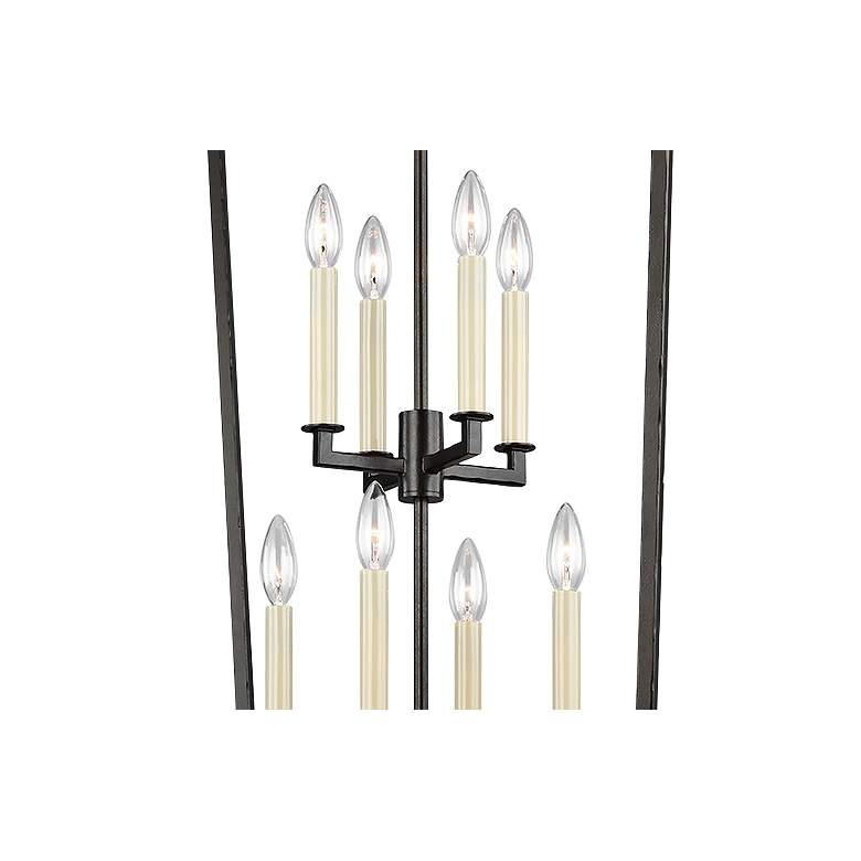 Image 3 Generation Lighting Thayer 24" 8-Light Steel Finish Open Chandelier more views