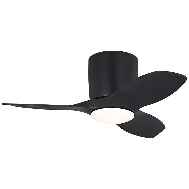 Image 2 Generation Lighting Titus 32 Hugger LED Array Black Fan more views