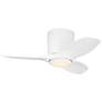 1_Generation Lighting Titus 32 Hugger LED Array White Fan