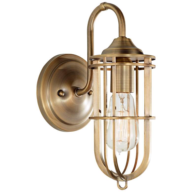 Image 2 Generation Lighting Urban Renewal 12 1/4" Dark Antique Brass Sconce