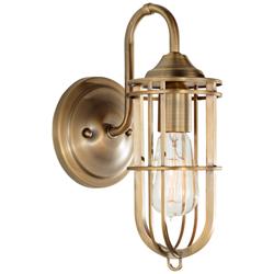 Generation Lighting Urban Renewal 12 1/4" Dark Antique Brass Sconce