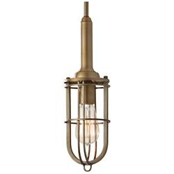 Generation Lighting Urban Renewal 4 1/2" Brass Industrial Pendant