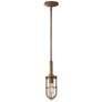 Thumbnail3 of Generation Lighting Urban Renewal 4 1/2" Brass Industrial Pendant more views