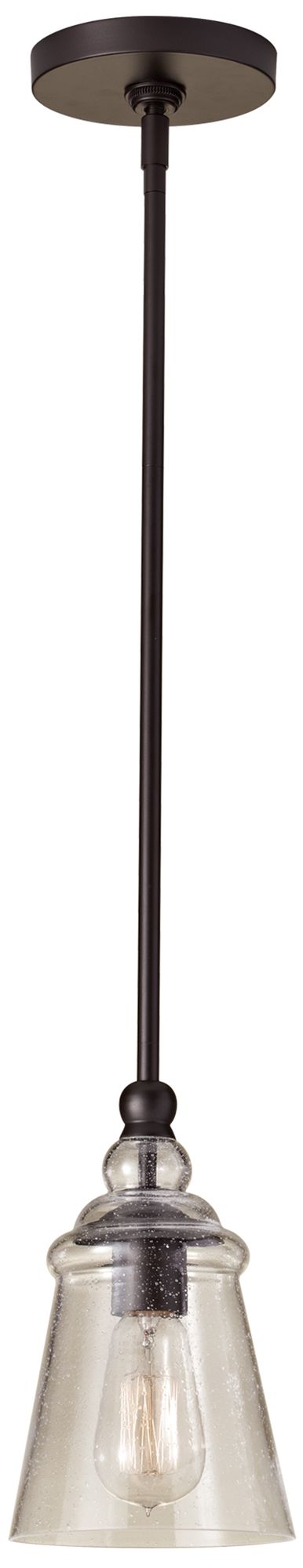 Generation Lighting Urban Renewal 5 3/4" Wide Bronze Mini Pendant Image 2