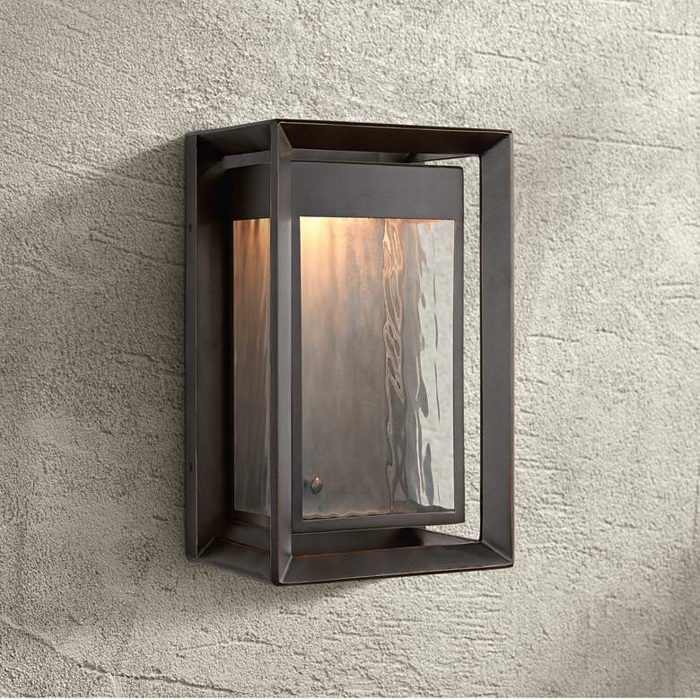 Image 1 Generation Lighting Urbandale 13" Bronze LED Outdoor Wall Light