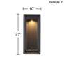 5_Generation Lighting Urbandale 23" Marine Bronze LED Outdoor Light more views