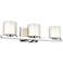 Generation Lighting Volo 22 1/2"W Chrome 3-Light Bath Light