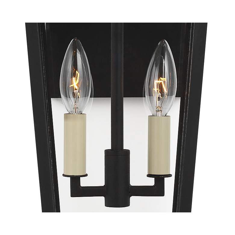 Image 3 Generation Lighting Warren 19 1/2" Black 2-Light Outdoor Wall Light more views