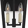 3_Generation Lighting Warren 19 1/2" Black 2-Light Outdoor Wall Light more views
