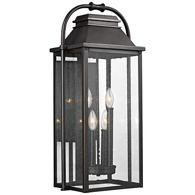 Generation Lighting Wellsworth 27" Antique Bronze Outdoor Wall Light